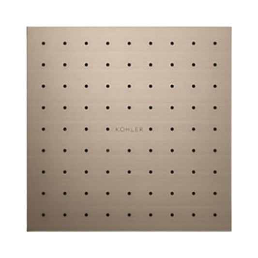 Kohler Single Flow Overhead Shower Rain Duet 18361IN-CL-BV - Brushed Bronze