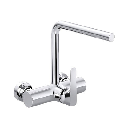 Kohler Wall Mounted Regular Kitchen Sink Mixer Aleo Plus K-20593IN-4-CP with Swinging Spout in Chrome Finish