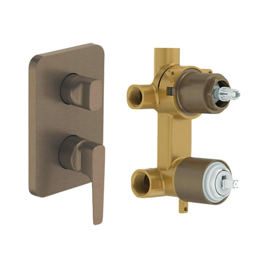 Kohler 3 Way Diverter Aleo Plus 22786IN-4-BV - Brushed Bronze Finish