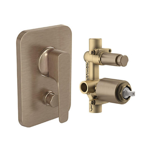 Kohler 2 Way Diverter Aleo Plus 22787IN-4-BV - Rose Gold Finish