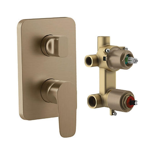 Kohler 3 Way Diverter Aleo 22792IN-4FP-BV - Brushed Bronze Finish