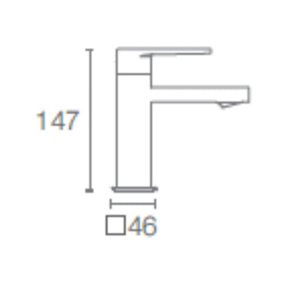 Kohler Table Mounted Regular Basin Tap Parallel K-23482IN-4-RGD - Rose Gold