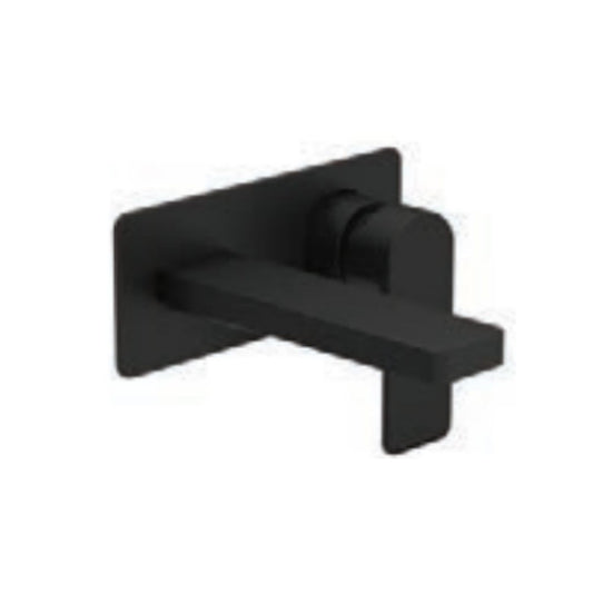 Kohler Wall Mounted Basin Mixer Parallel K-23485T-4-BL - Matte Black