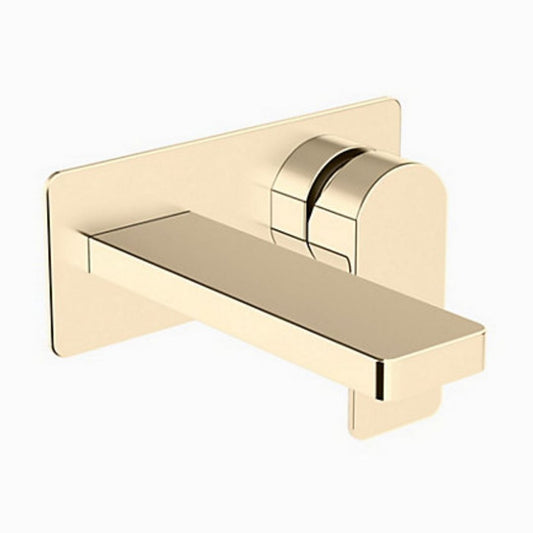 Kohler Wall Mounted Basin Mixer Parallel K-23486IN-4ND-AF - French Gold