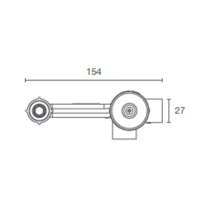 Kohler Wall Mount Basin Mixer Valve Beam 25150IN-NA - Chrome