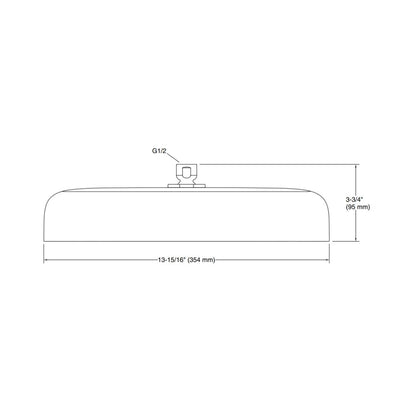 Kohler Single Flow Overhead Shower Statement 26294IN-AF - French Gold