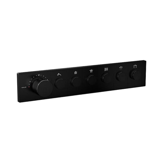 Kohler 6 Way Thermostatic Diverter Anthem 26350IN-9-BL - Black Matt Finish