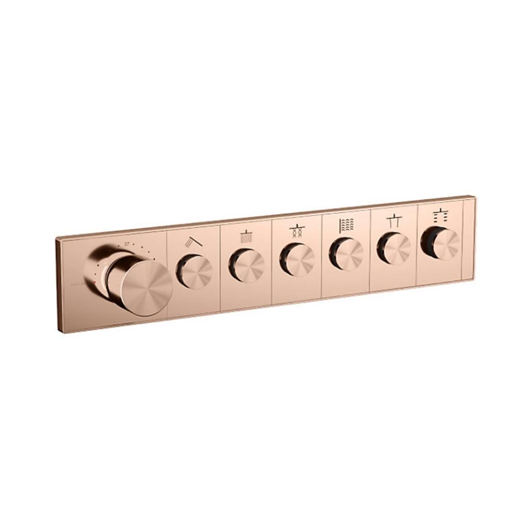 Kohler 6 Way Thermostatic Diverter Anthem 26350IN-9-RGD - Rose Gold Finish