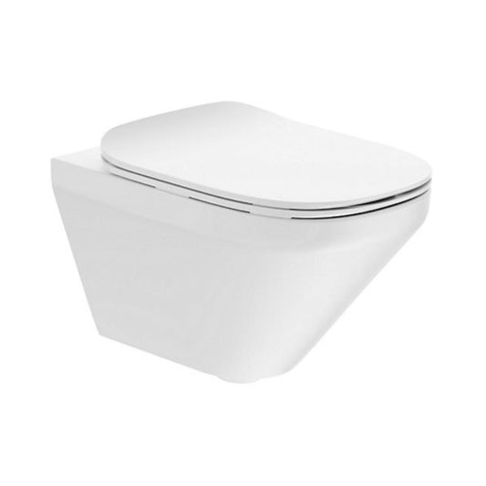 Kohler Wall Mounted White Closet WC ModernLife Edge K-27902IN-SS-0 with P-Trap