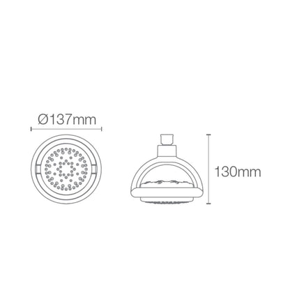 Kohler Multi Flow Overhead Shower Flipside 5513IN-CP - Chrome