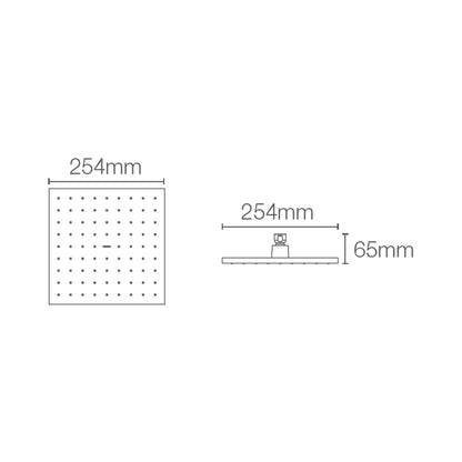 Kohler Single Flow Overhead Shower Rain Duet 73040IN-CL-CP - Chrome