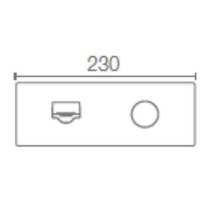 Kohler Wall Mounted Basin Mixer Composed K-73061T-7-RGD - Rose Gold