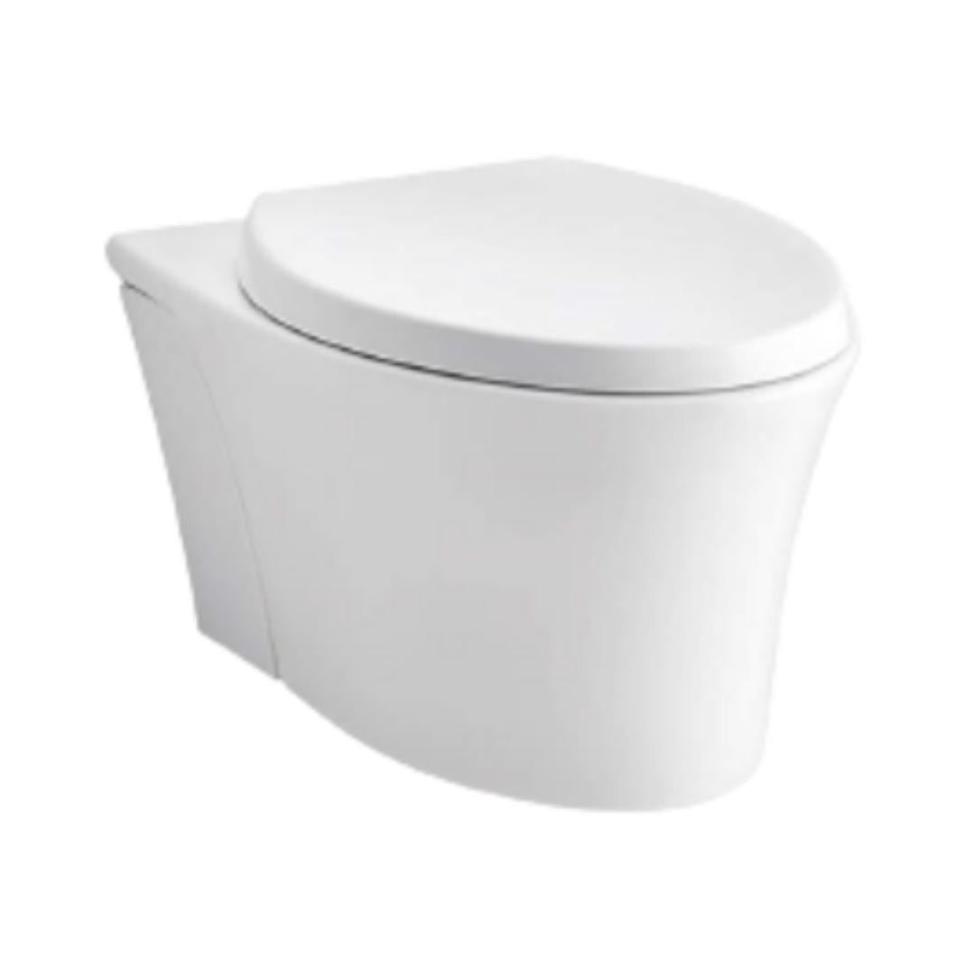 Kohler Wall Mounted White Closet WC Veil K-75708IN-2SS-0 with P-Trap