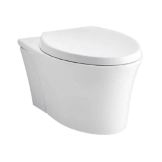 Kohler Wall Mounted White Closet WC Veil K-75708IN-2SS-0 with P-Trap