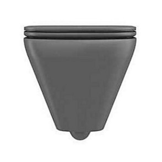 Kohler Wall Mounted Thunder Grey Closet WC ModernLife K-77142IN-S-HG1 with P-Trap