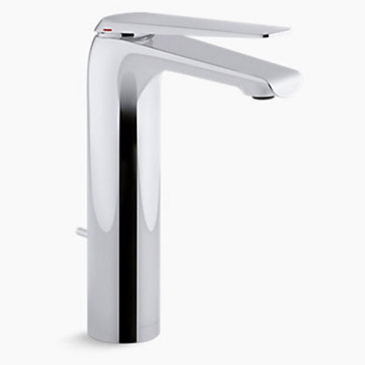 Kohler Table Mounted Tall Boy Basin Mixer Avid K-97347IN-4-CP - Chrome
