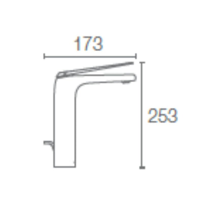 Kohler Table Mounted Tall Boy Basin Mixer Avid K-97347T-4-RGD - Rose Gold