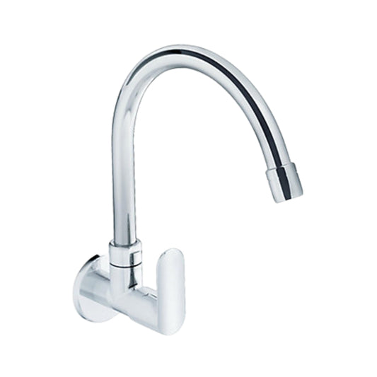 Kohler Wall Mounted Regular Kitchen Sink Tap Kumin K-99482IN-4-CP with Swinging Spout in Chrome Finish