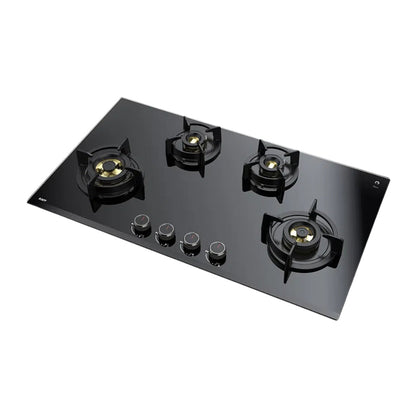 Kaff 90 cm Wall Mounted Chimney LYNN 90 DC BLDC + Kaff 90 cm 4 Burner Hob Ashford Series ASF 94M