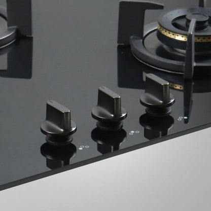 Kaff 75 cm Wall Mounted Chimney ASHPRO 75 DC - BLDC + Kaff 80 cm 4 Burner Hob Blaze Series BZ 804