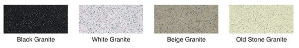 Nirali Quartz Sink Quartz Premium Range KAPPA LV 2 ( 45 x 19.5 inches )  -  White Granite
