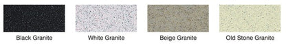Nirali Quartz Sink Quartz Premium Range KAPPA LV 2 ( 45 x 19.5 inches )  -  White Granite