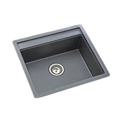 Kaff Quartz Sink Casso Series KSG 22 SB BLK ( 22 x 20 inches )  -  Black