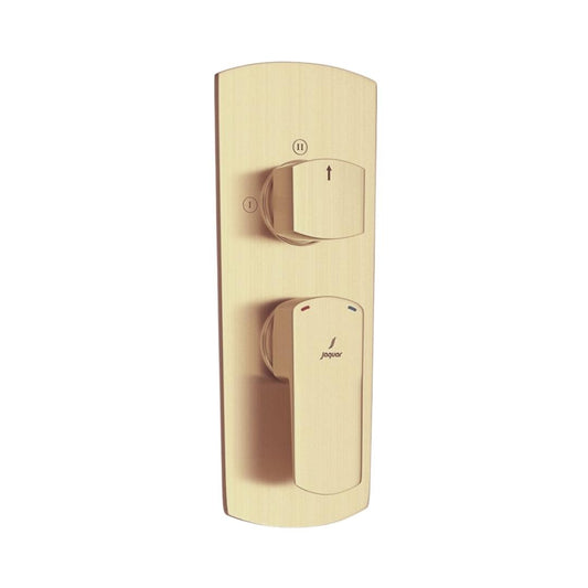 Jaquar 3 Way Diverter Kubix Prime KUP-GDS-35783NKPM Normal Flow - Gold Dust Finish