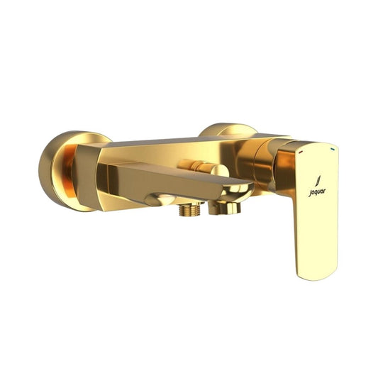 Jaquar 2 Way Wall Mixer Kubix Prime KUP-GLD-35119PM Normal Flow - Full Gold Finish