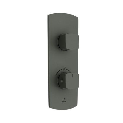Jaquar 1 Way Thermostatic Diverter Kubix Prime KUP-GRF-35661PM Normal Flow - Graphite Finish
