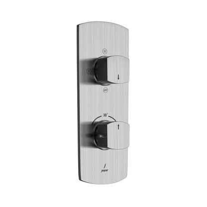 Jaquar 3 Way Thermostatic Diverter Kubix Prime KUP-SSF-35683PM Normal Flow - Stainless Steel Finish