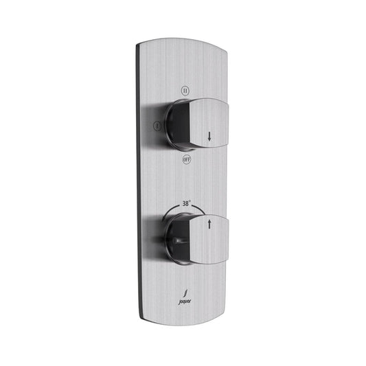 Jaquar 3 Way Thermostatic Diverter Kubix Prime KUP-SSF-35683PM Normal Flow - Stainless Steel Finish