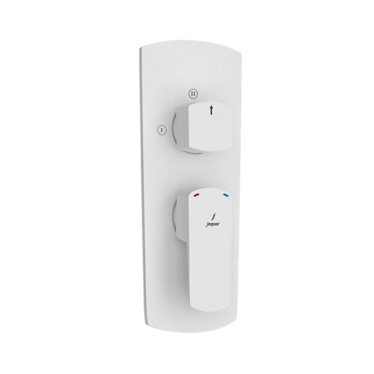 Jaquar 3 Way Diverter Kubix Prime KUP-WHM-35783NKPM Normal Flow - White Matt Finish