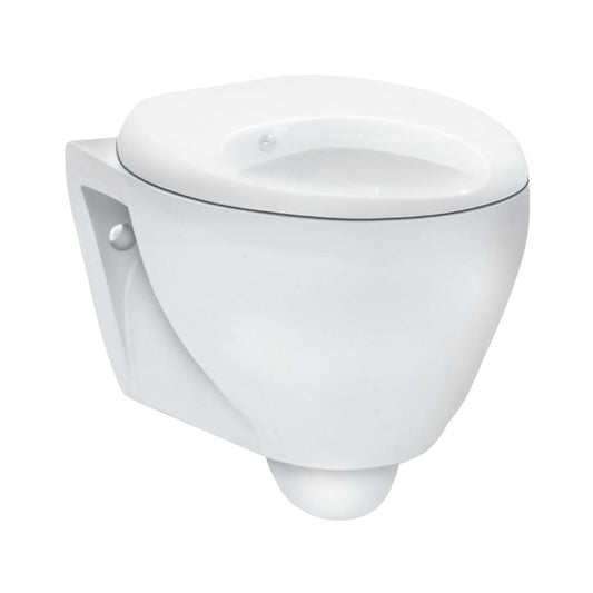 Hindware Wall Mounted White Closet WC Lara 20093 WHITE with P-Trap