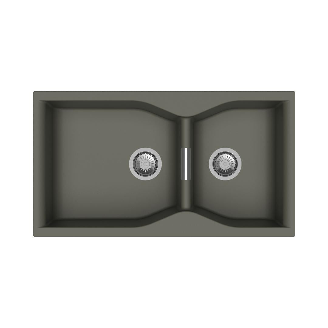 Carysil Quartz Sink Largo LARGO 3620 ( 36 x 20 inches )  -  Concrete