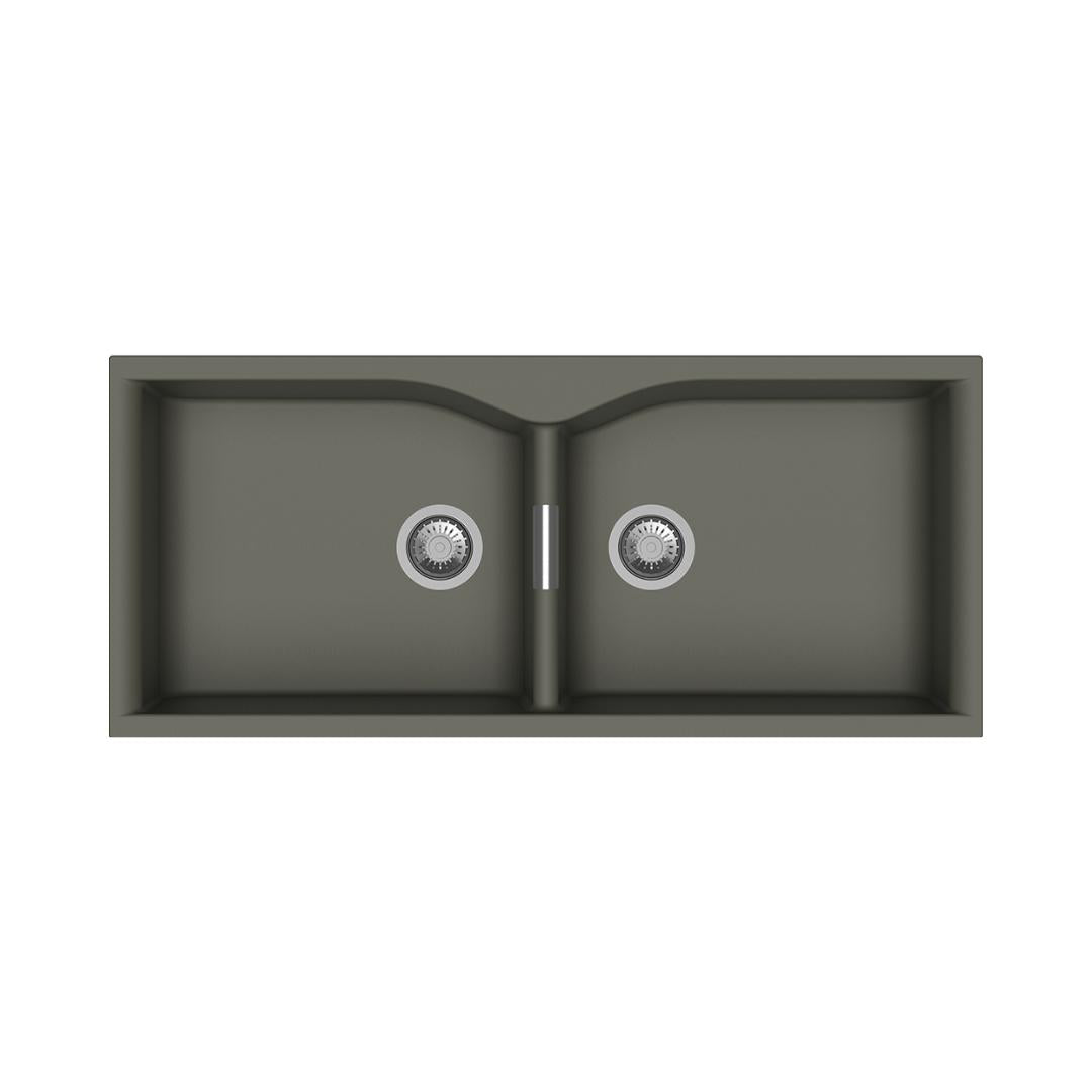 Carysil Quartz Sink Largo Largo 4520 ( 45 x 20 inches )  -  Concrete