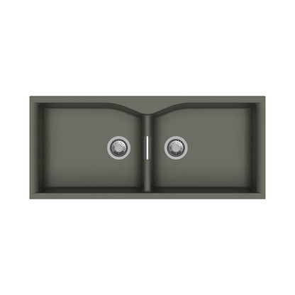 Carysil Quartz Sink Largo Largo 4520 ( 45 x 20 inches )  -  Concrete