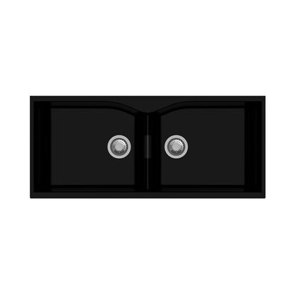 Carysil Quartz Sink Largo Largo 4520 ( 45 x 20 inches )  -  Nera