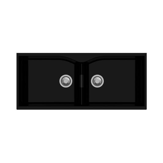 Carysil Quartz Sink Largo Largo 4520 ( 45 x 20 inches )  -  Nera