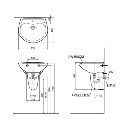 LW300CM#NW1+LW300HFM#NW1