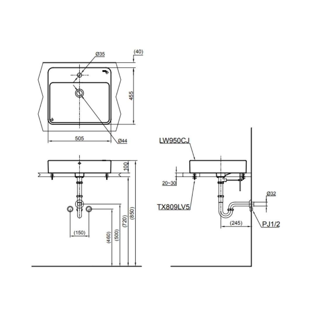 LW950CJW-F#W