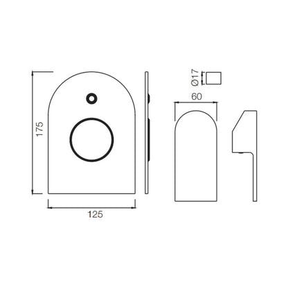 Jaquar 2 Way Diverter Lyric LYR-CHR-38079NK High Flow - Chrome Finish