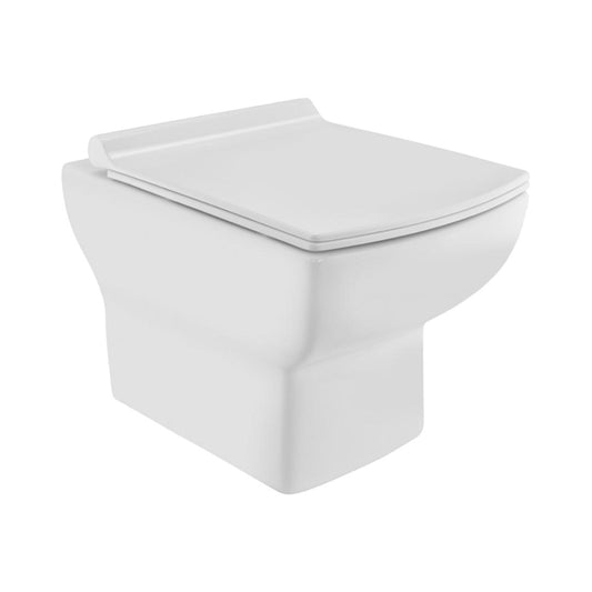 Jaquar Wall Mounted White Closet WC Lyric LYS-WHT-38953BIUFSM with P-Trap