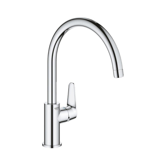 Grohe Table Mounted Regular Kitchen Sink Mixer Baucurve M31231001 with Swinging Spout in Chrome Finish
