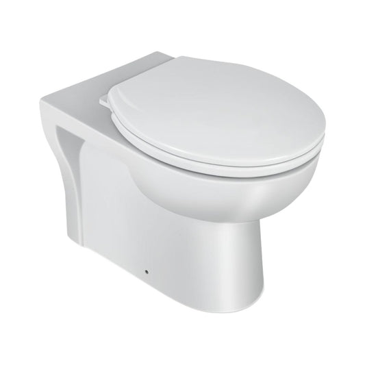 Hindware Floor Mounted White Closet WC Malibu 20086 WHITE with P-Trap