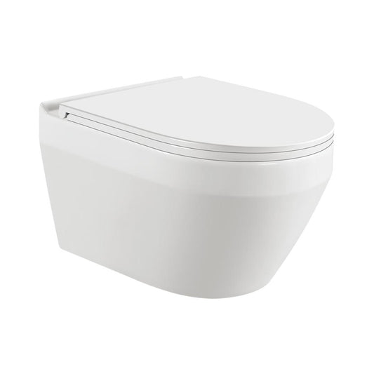 Hindware Wall Mounted White Closet WC Margor 92599 WHITE with P-Trap
