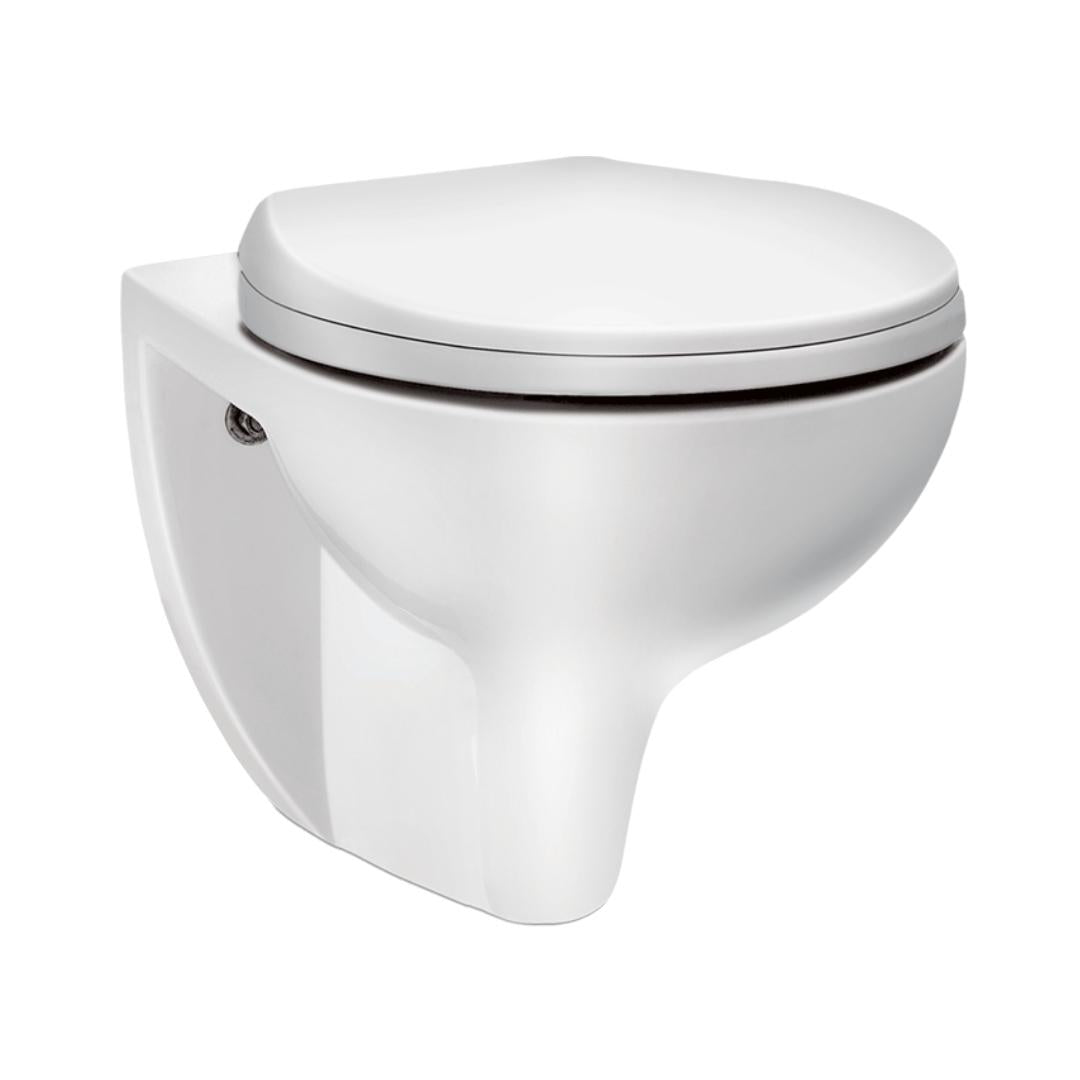 Hindware Wall Mounted White Closet WC Mario 20082 WHITE with P-Trap