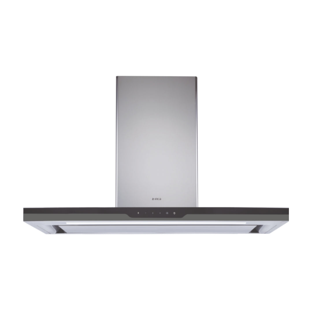 Elica 120 cm Wall Mounted Chimney EDS Deep Silence Series METEORITE EDS PLUS HE LTW 120 TOUCH LED S