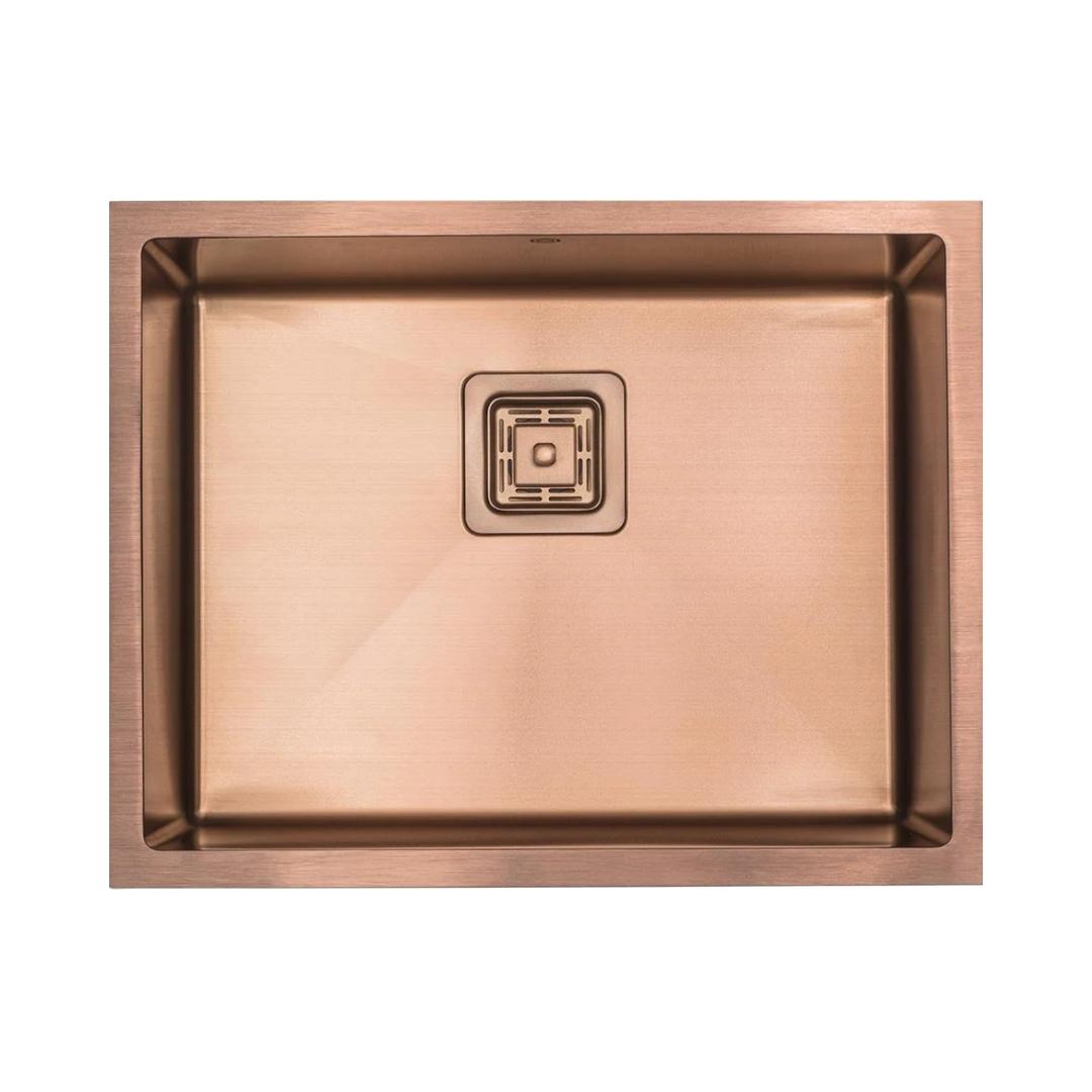Carysil Stainless Steel Sink Micro Radius R 10 MICRO RADIUS R 10 PVD FINISH SINGLE BOWL 31 X 17 X 9 ( 31 x 17 inches ) - Rose Gold