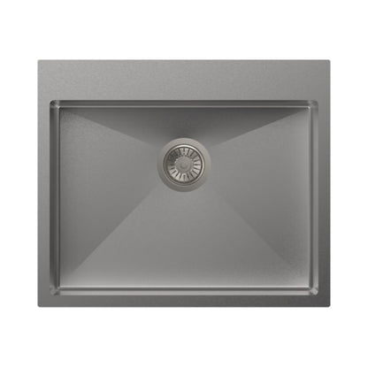 Carysil Stainless Steel Sink Micro Radius Waltz MICRO RADIUS WALTZ 31 X 20 X 8 ( 31 x 20 inches ) - Matt